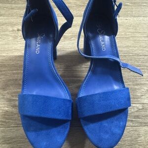 Show Land blue heels